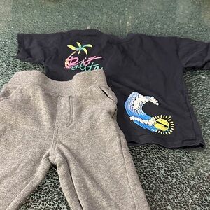 Gray Kids Jogger Pants
